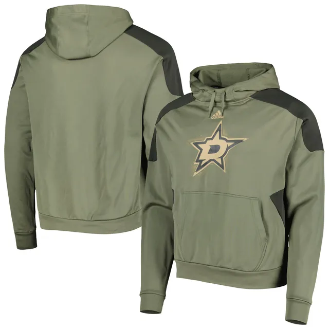 Men's Adidas Olive New Jersey Devils Military Appreciation Primegreen Pullover Hoodie Size: Small