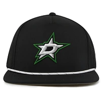 Men's American Needle  Black Dallas Stars Buxton Pro Tech Adjustable Hat