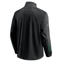 Men's Black Dallas Stars Authentic Pro Locker Room Rinkside Full-Zip Jacket