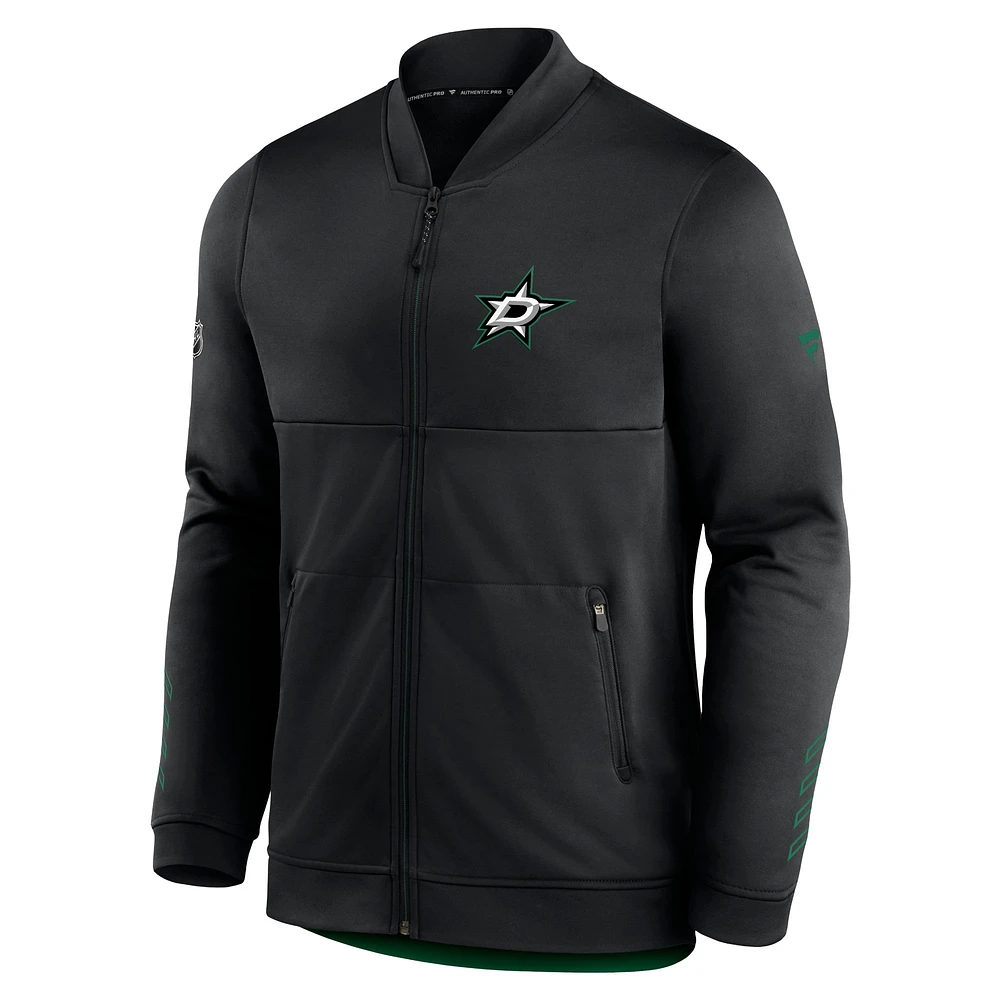 Veste zippée noire pour homme Dallas Stars Locker Room