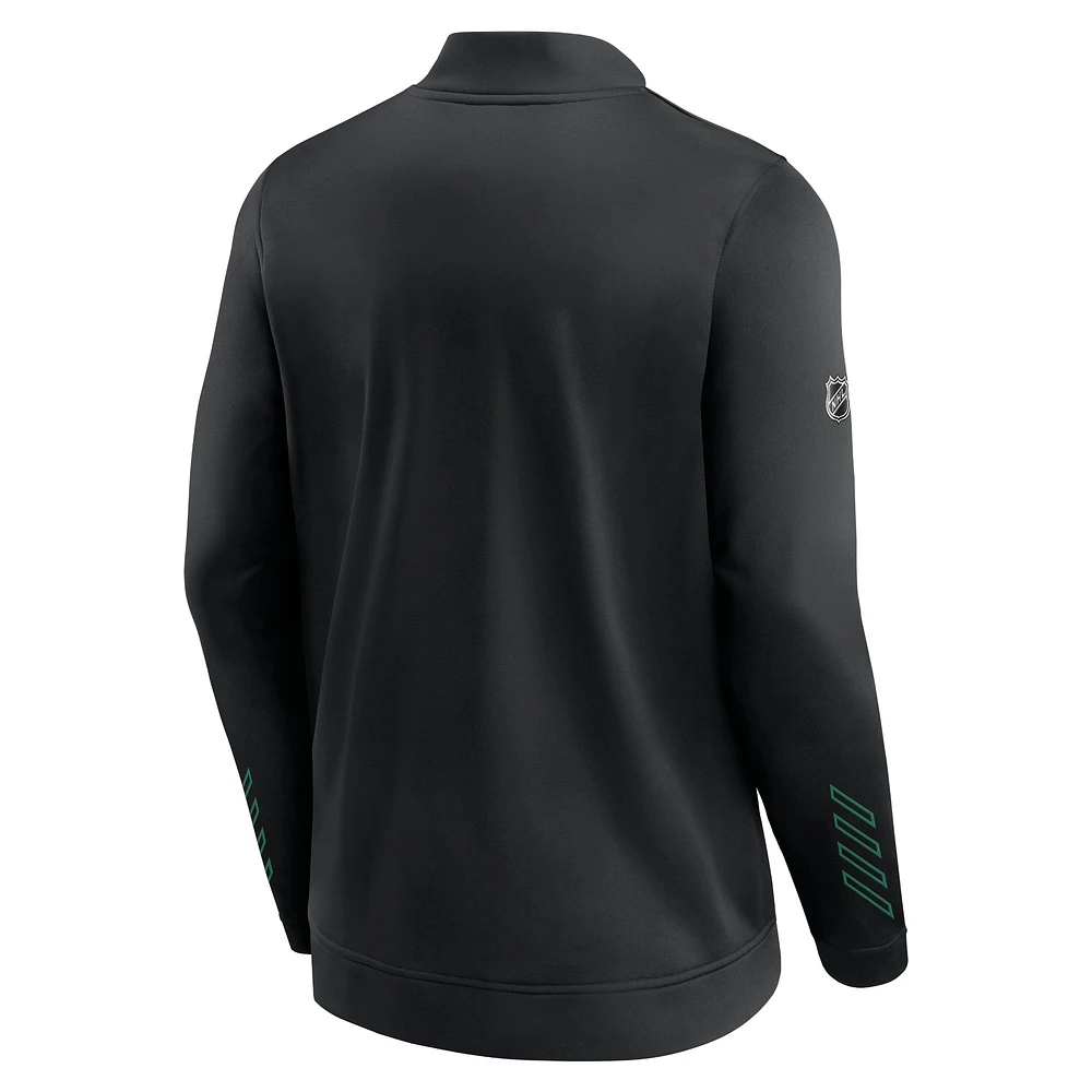 Veste zippée noire pour homme Dallas Stars Locker Room