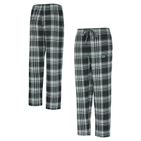 Men's Concepts Sport Black/Gray Dallas Stars Region Flannel Sleep Pants