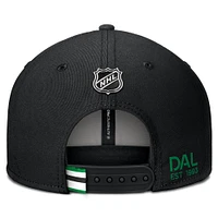 Men's Fanatics Black Dallas Stars Authentic Pro Prime Snapback Hat