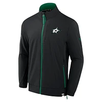 Men's Fanatics  Black Dallas Stars Authentic Pro Rink Coaches Full-Zip Jacket