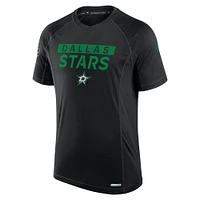 T-shirt technique authentique Pro Rink Dallas Stars Fanatics pour homme, noir