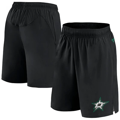 Short authentique Pro Tech Fanatics noir Dallas Stars pour hommes