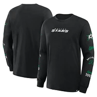 Men's Fanatics Black Dallas Stars Boxed Legacy Long Sleeve T-Shirt