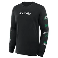 Men's Fanatics Black Dallas Stars Boxed Legacy Long Sleeve T-Shirt