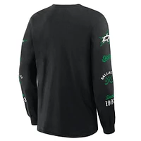 Men's Fanatics Black Dallas Stars Boxed Legacy Long Sleeve T-Shirt