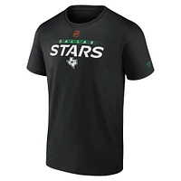 T-shirt authentique Pro Dallas Stars édition spéciale 2.0 Fanatics pour homme noir