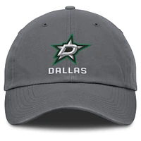 Casquette ajustable Fanatics pour homme, couleur anthracite, Dallas Stars