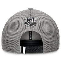 Men's Fanatics Gray Dallas Stars Authentic Pro Home Ice Trucker Adjustable Hat