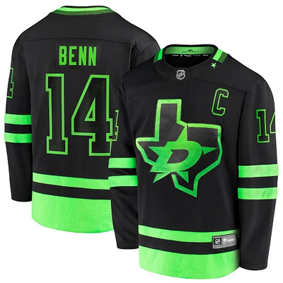 Men's Fanatics Jamie Benn Black Dallas Stars Alternate Premier Breakaway Player Jersey