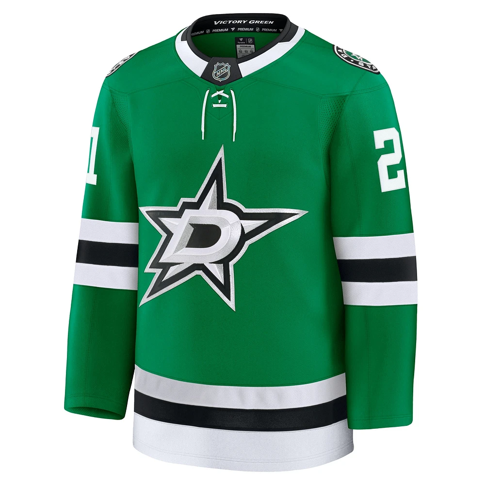 Maillot à domicile Premium Dallas Stars Fanatics Jason Robertson Kelly Green pour hommes