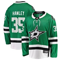 Men's Fanatics Joel Hanley Kelly Green Dallas Stars Breakaway Player Jersey