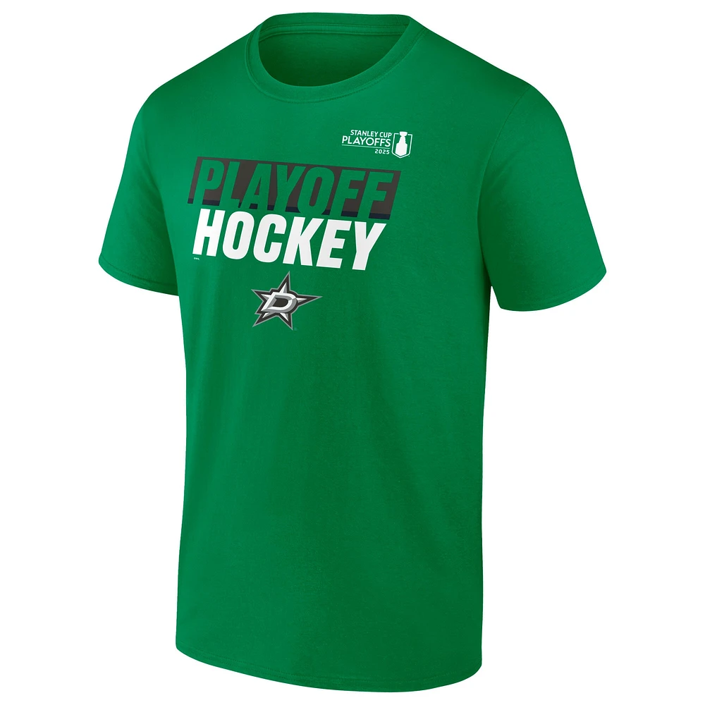 Men's Fanatics Kelly Green Dallas Stars 2025 Stanley Cup Playoffs Breakout T-Shirt