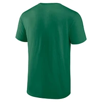 T-shirt Fanatics Kelly Green Authentic Pro Core pour homme des Dallas Stars