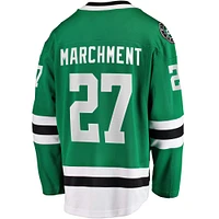 Maillot de joueur échappé à domicile Fanatics Mason Marchment Kelly Green Dallas Stars pour hommes