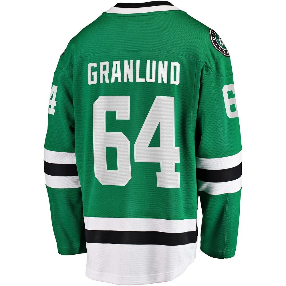 Men's Fanatics Mikael Granlund Kelly Green Dallas Stars Home Breakaway Jersey