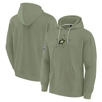 Sweat à capuche Fanatics Olive Dallas Stars Elements Pace pour hommes