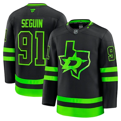 Maillot de qualité supérieure noir alternatif Tyler Seguin des Dallas Stars Fanatics pour hommes