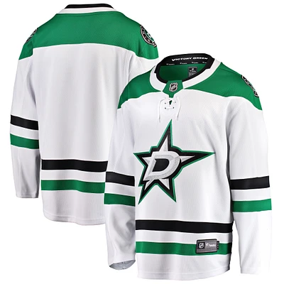 Men's Fanatics White Dallas Stars Breakaway Away Jersey