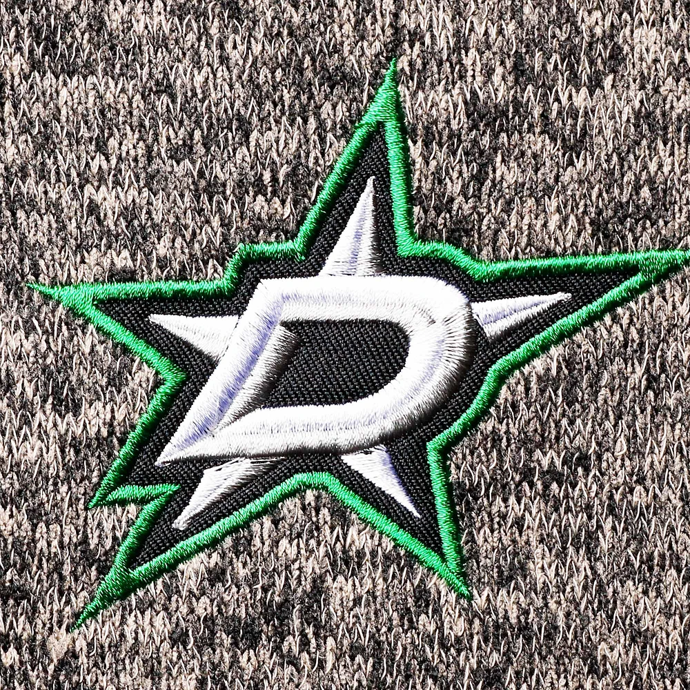 veste G-III Sports by Carl Banks pour hommes, anthracite/vert Kelly, Dallas Stars Switchback Transitional Raglan, entièrement zippée