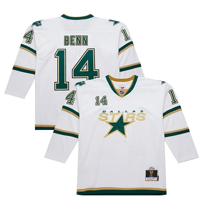 Maillot de jeu puissance blanc Jamie Benn Dallas Stars 2009-10 pour homme