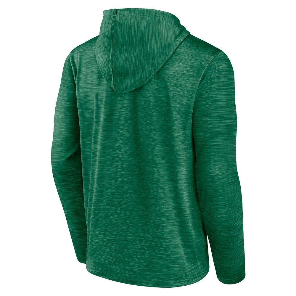 Men's  Kelly Green Dallas Stars Head Start Pullover Hoodie