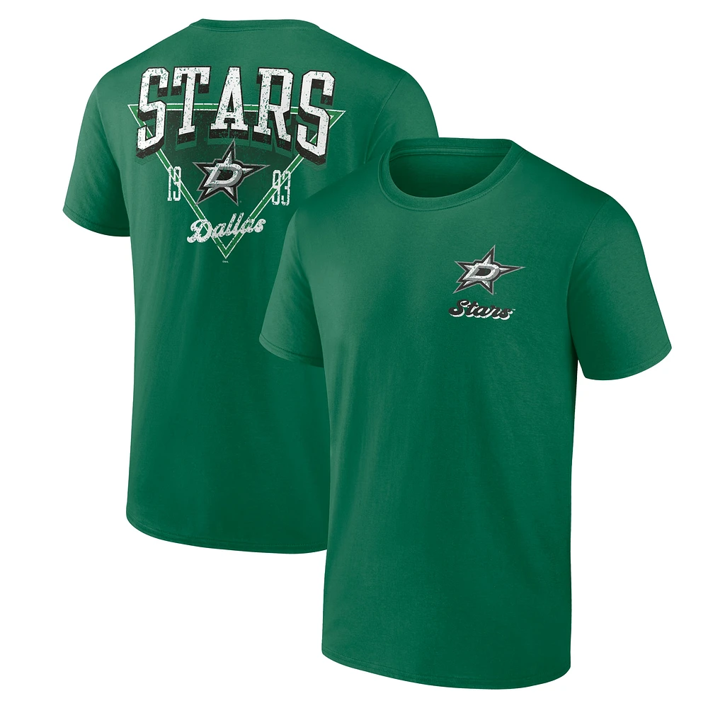 Men's Kelly Green Dallas Stars Never Over T-Shirt