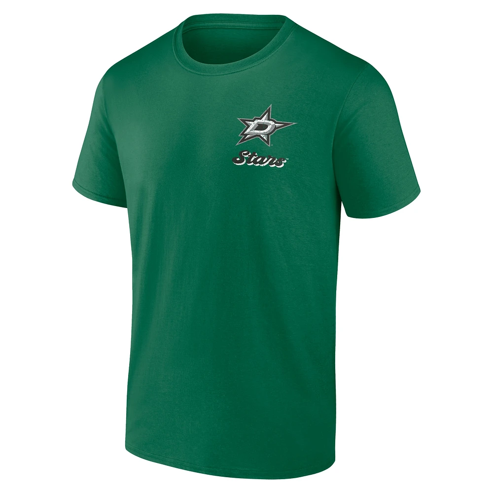 T-shirt Kelly Green Dallas Stars Never Over pour homme