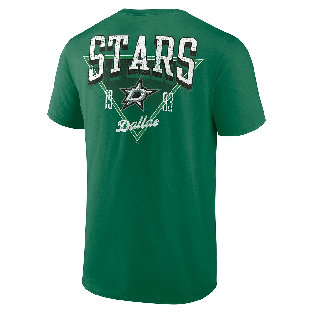 T-shirt Kelly Green Dallas Stars Never Over pour homme