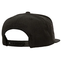 Men's Mitchell & Ness Black Dallas Stars Soul Strike Pearl Tonal Snapback Hat