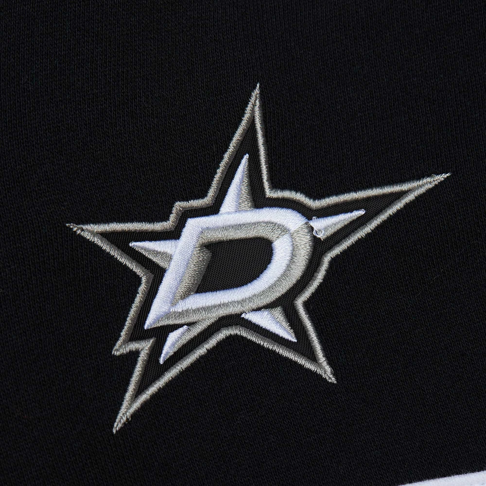 Men's Mitchell & Ness Kelly Green/Black Dallas Stars Head Coach Pullover Hoodie