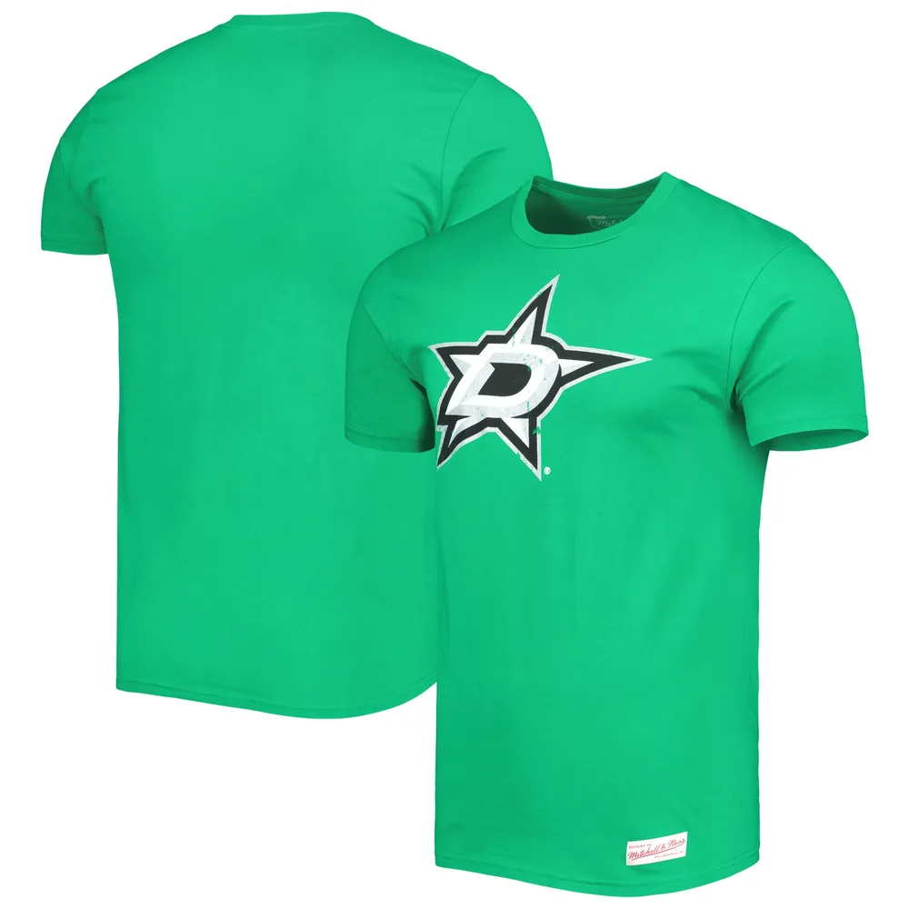 Lids Dallas Stars Mitchell & Ness Vintage Logo T-Shirt - Kelly Green