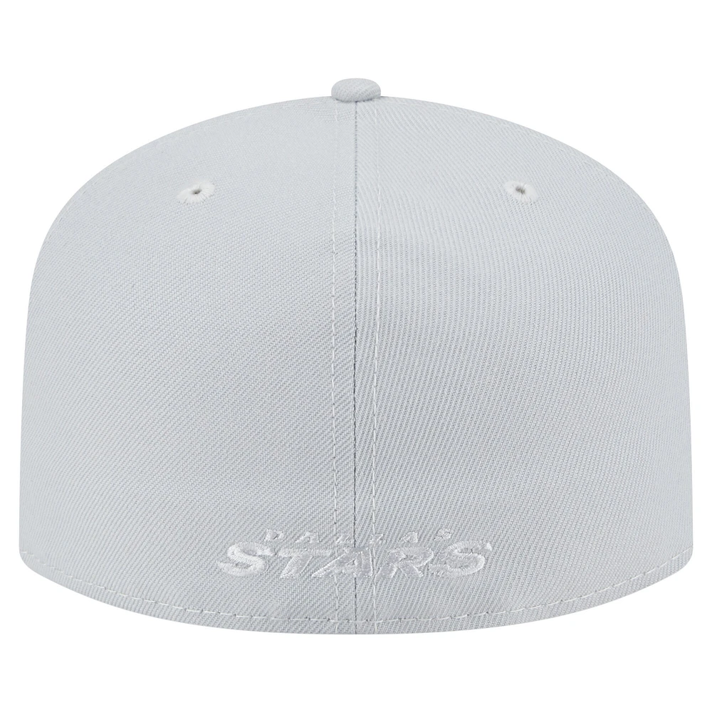 Casquette ajustée A-Frame 59FIFTY pour homme avec pack de couleurs Dallas Stars New Era gris