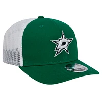 Men's New Era Green Dallas Stars Core Trucker 9SEVENTY Stretch-Snap Hat