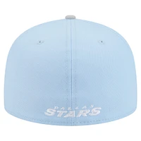 Men's New Era  Light Blue/Gray Dallas Stars Color Pack Two-Tone 59FIFTY Fitted Hat