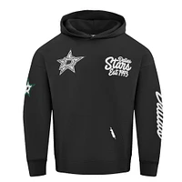 Men's Pro Standard  Black Dallas Stars Paint the City Pullover Hoodie