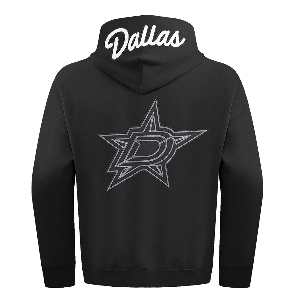 Men's Pro Standard  Black Dallas Stars Paint the City Pullover Hoodie