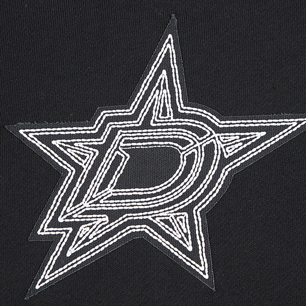 Men's Pro Standard  Black Dallas Stars Paint the City Pullover Hoodie