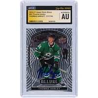 Thomas Harley Dallas Stars Autographed 2020-21 Upper Deck Allure #95 CGC Fanatics Witnessed Authenticated Rookie Card