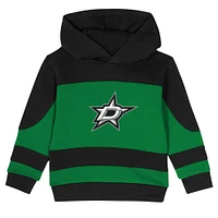 Ensemble sweat à capuche et pantalon de survêtement en polaire noir/vert Dallas Stars Puck Hero pour tout-petit