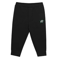 Ensemble sweat à capuche et pantalon de survêtement en polaire noir/vert Dallas Stars Puck Hero pour tout-petit