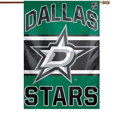 WinCraft Dallas Stars 28 "x 40" Bannière verticale simple face avec logo principal