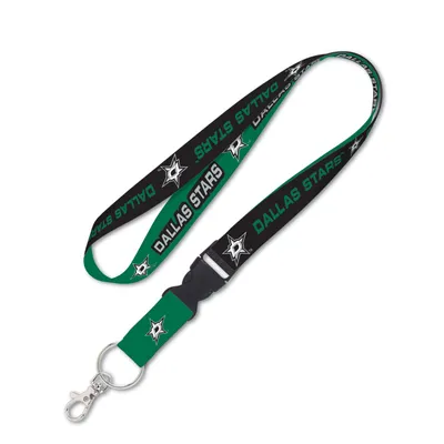 Dallas Stars WinCraft Reversible Lanyard with Detachable Buckle - Black