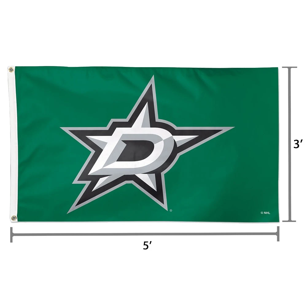 Drapeau recto de luxe WinCraft Dallas Stars 3' x 5'