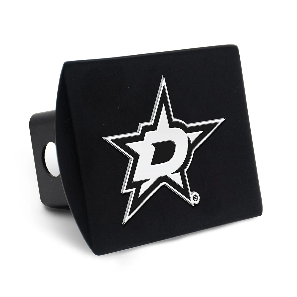 Housse d'attelage WinCraft Premium en métal chromé avec logo Dallas Stars