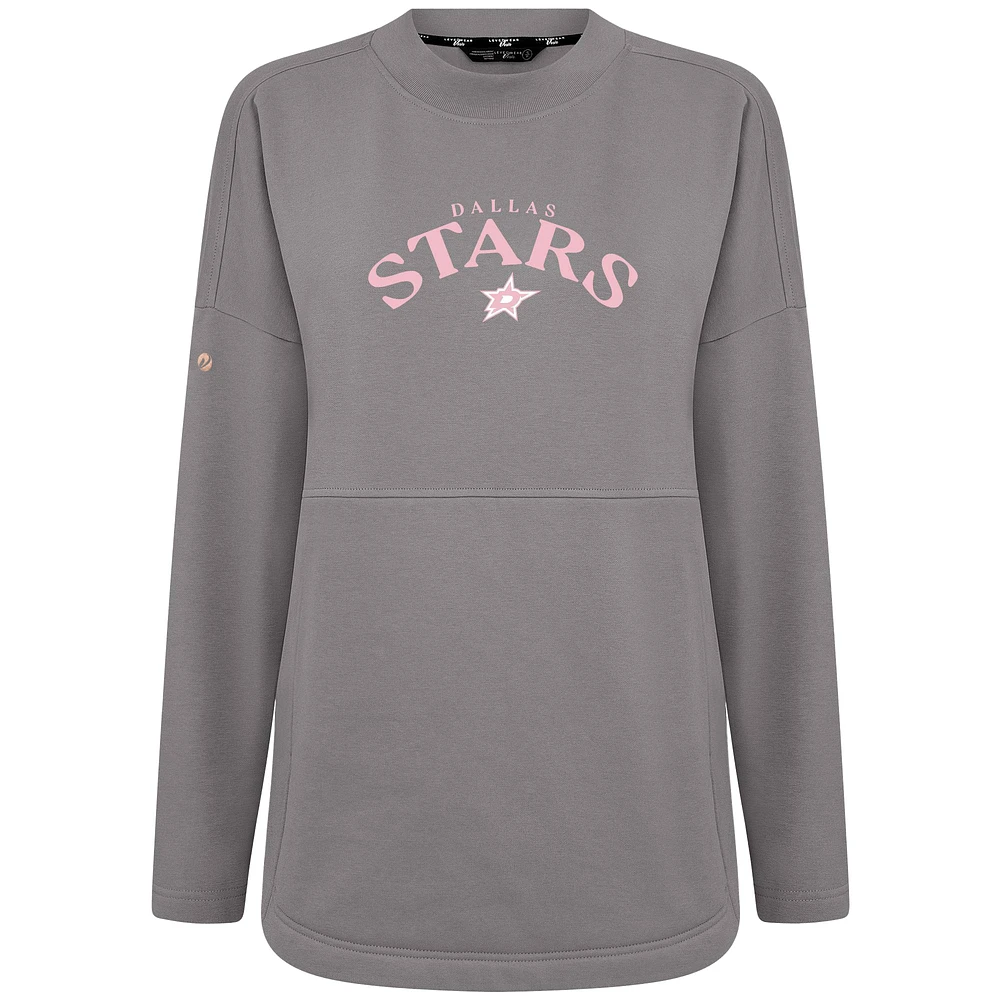 Women's Levelwear Dallas Stars Mother's Day Beaudry Arched Pullover Sweatshirt