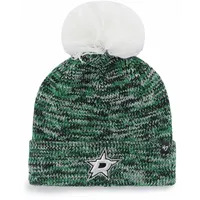 Dallas Cowboys '47 Women's Meeko Cuffed Knit Hat with Pom - White